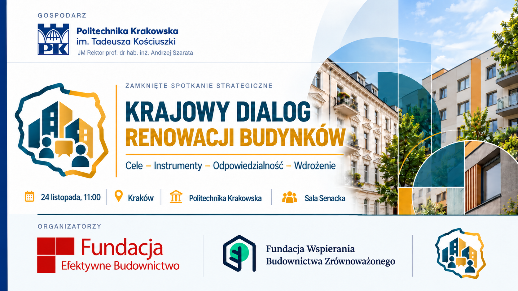 Krajowy Dialog Renowacji Budynków – 24 listopada 2026 r., Kraków